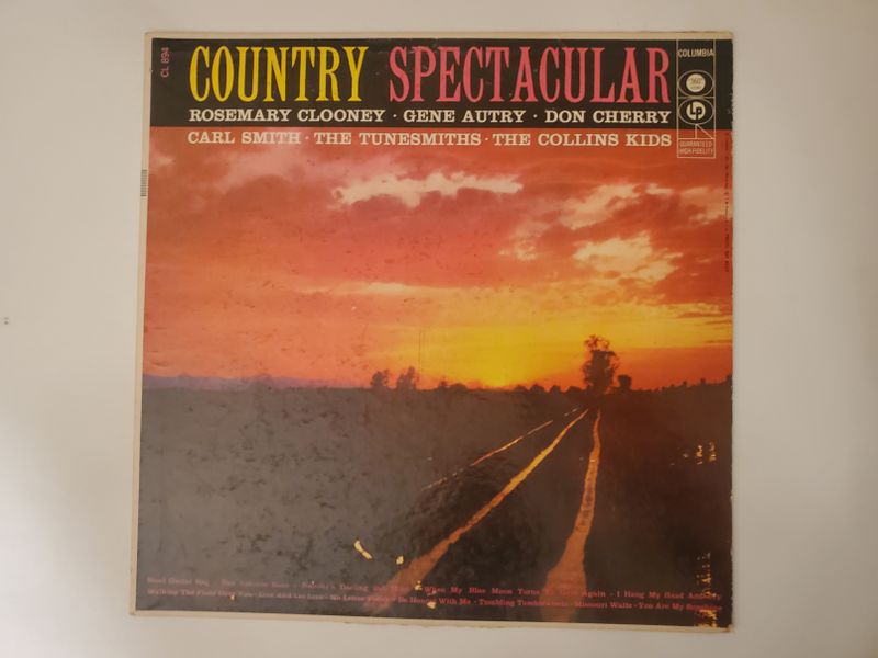 Various Artists (Rosemary Clooney, Gene Autry, Don Cherry, Carl Smith, The Tunesmiths, The Collins Kids) Country Spectacular vinyl record